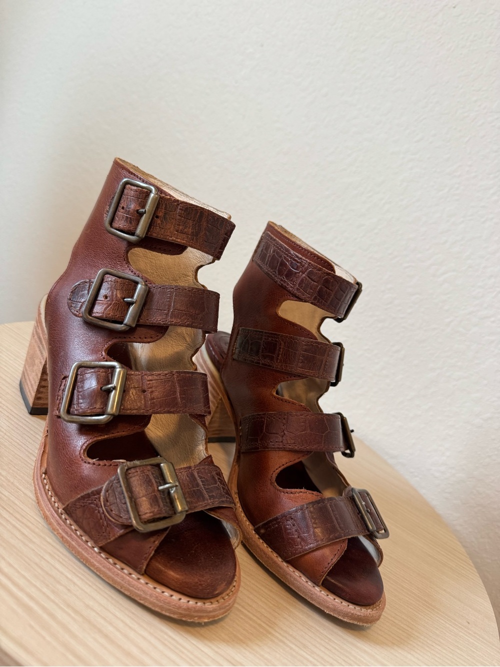 Freebird by Steven Quail Sandals size 6 in Cognac